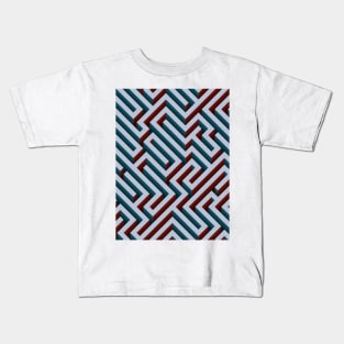 Blue Maze Kids T-Shirt